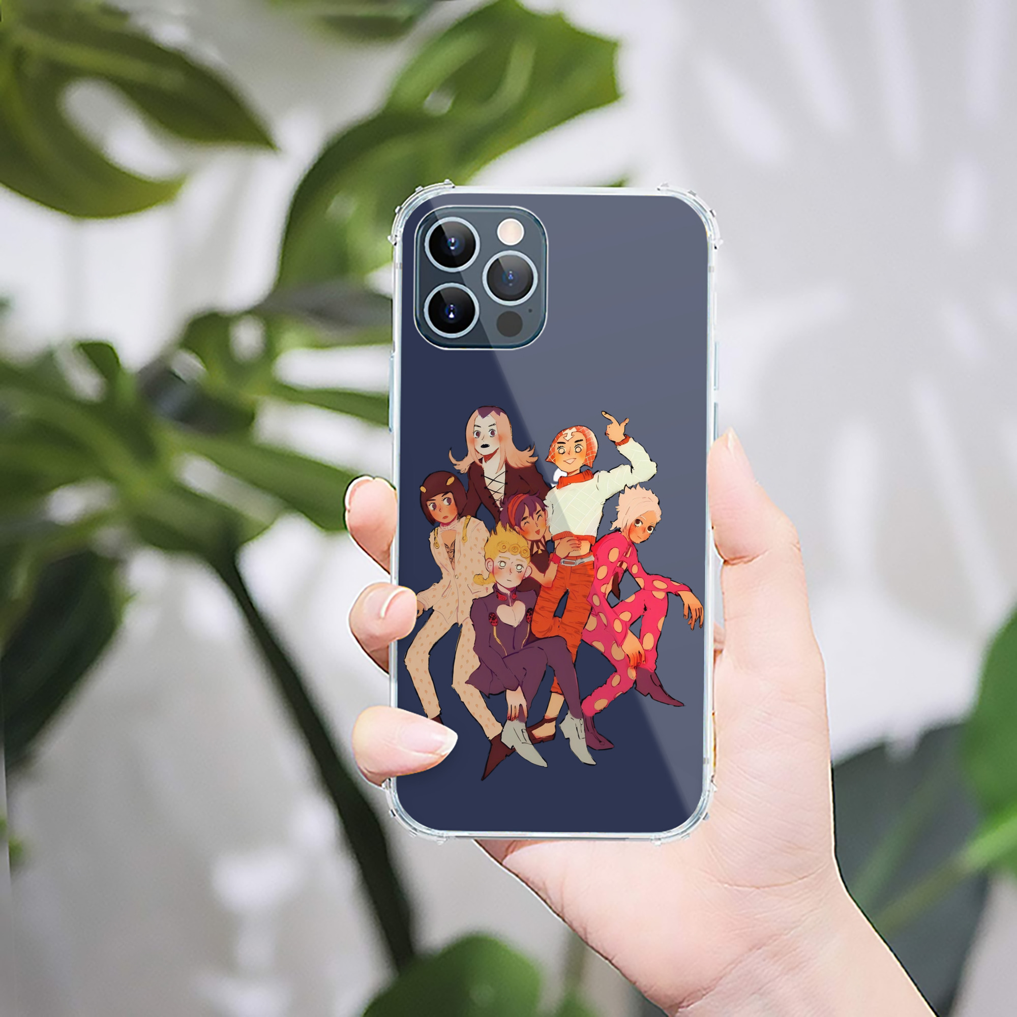 （画像用） ジョジョの奇妙な冒険 JoJo's Bizarre Adventure 【iPhone 12シリーズ対応】透明スマホケース（クリアソフトケース）